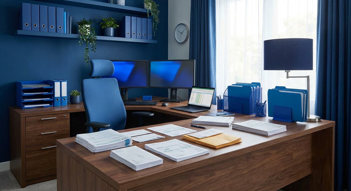 Home Office Deduction - Professional tax guidance illustration