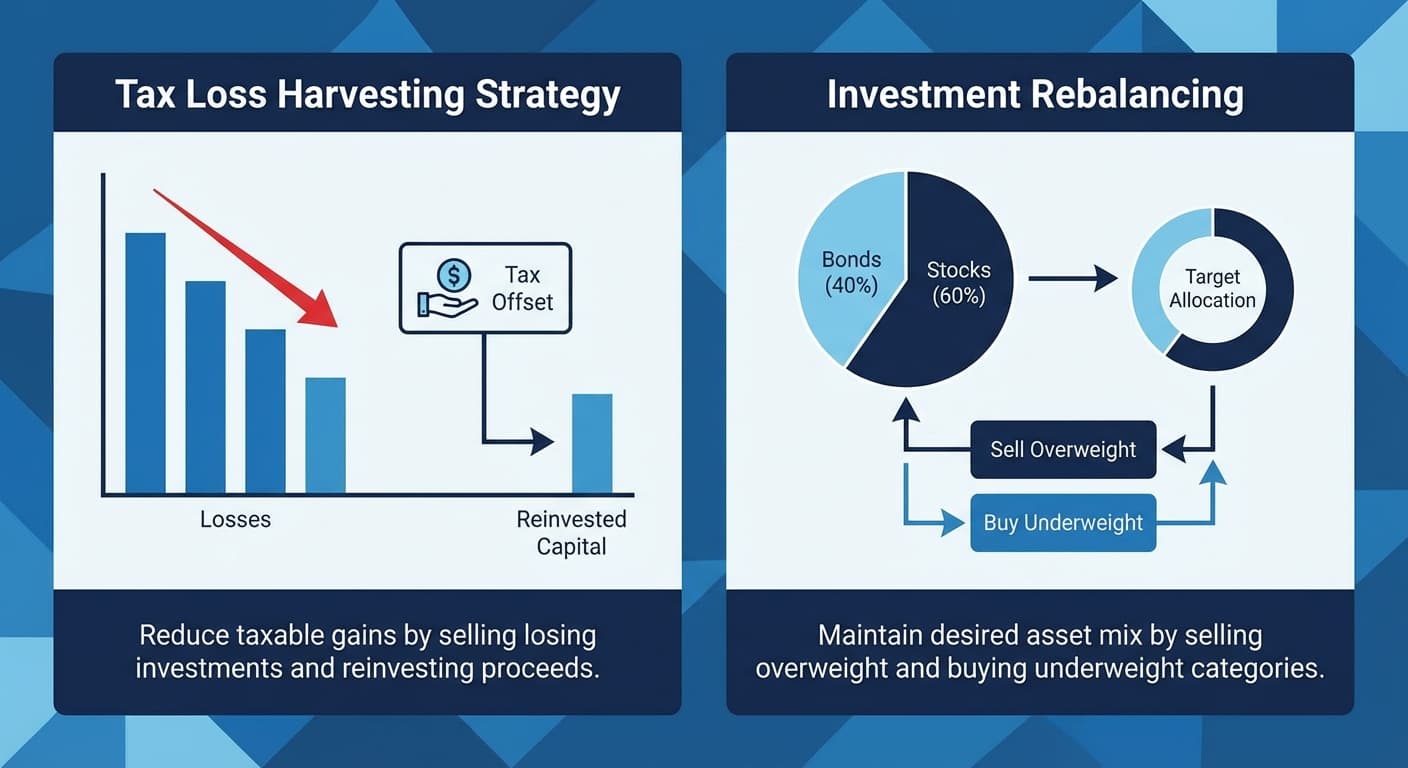 Tax Loss Harvesting Guide - Professional tax guidance illustration